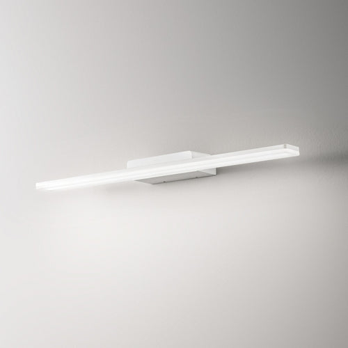 Ideal Lux MAKE-UP 60cm Geïntegreerde LED Wandlamp Wit, 3000K, IP54, Niet Dimbaar