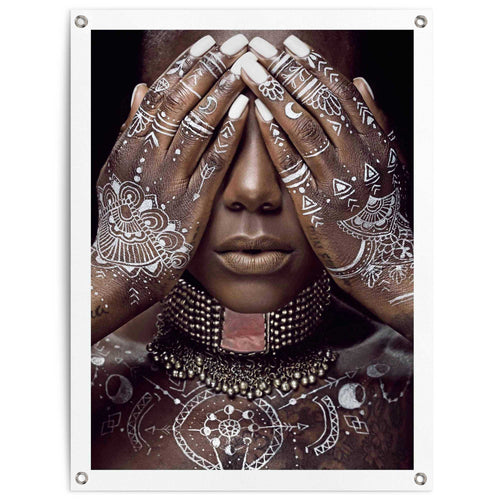 Reinders tuinposter Afrikaanse Vrouw - 80x60cm