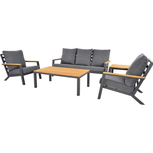 Lesli Living loungebank Donnan - antraciet - 175x99x79cm