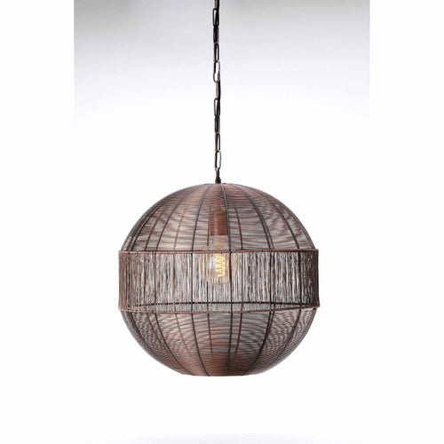 Light & Living hanglamp Pilka - brons - Ø45cm - vtwonen shop