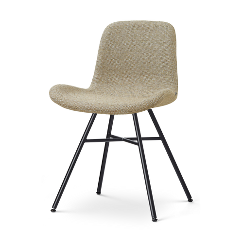 Nolon Noa-Fé eetkamerstoel taupe melange - zwart onderstel - vtwonen shop