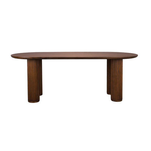 Dutchbone Dean Eettafel - Bruin - vtwonen shop