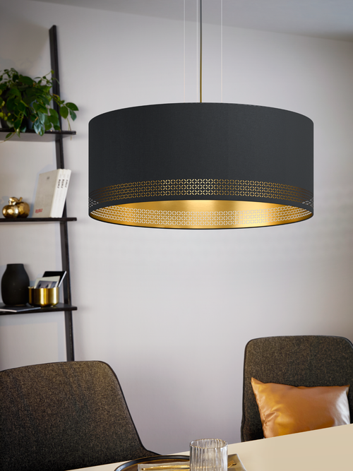 EGLO hanglamp Esteperra - e27 - ø 53 cm - zwart - vtwonen shop
