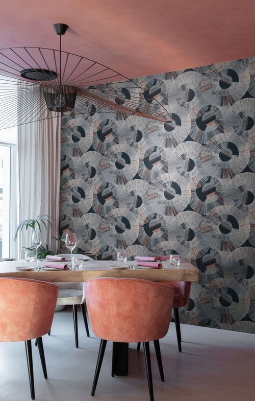 Masureel behang grafisch motief zwart en wit - 53 cm x 10.05 m - 630829 - vtwonen shop