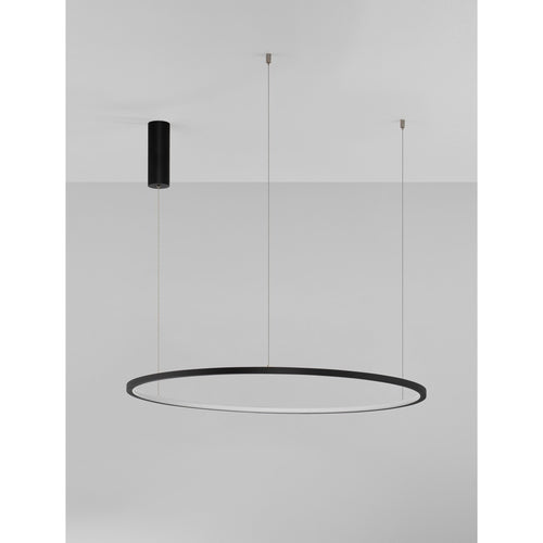 Merano Grove Geïntegreerde LED-plafondlamp Sandy Zwart Aluminium LED 48W 2592Lm 3000K