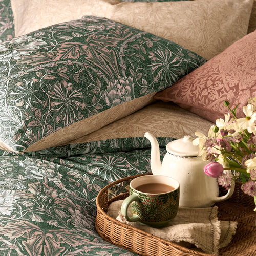 William Morris at Home Dekbedovertrek lits-jumeaux Honeysuckle and Tulip 230 x 220cm
