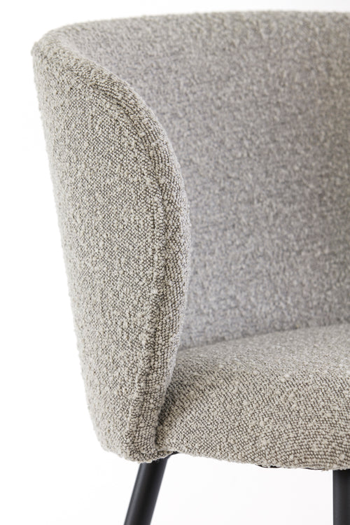 Light & Living eetkamerstoel ELYNA - 56x55x79cm - grijs - Set van 2 - vtwonen shop