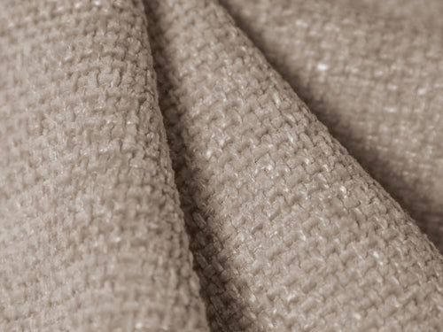 Micadoni Symmetrische hoekbank Miley 5-zits, structurele stof beige - 255x255x70cm