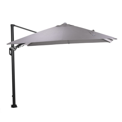 Hawaii Lumen parasol - 300x300 cm - carbon black - zand