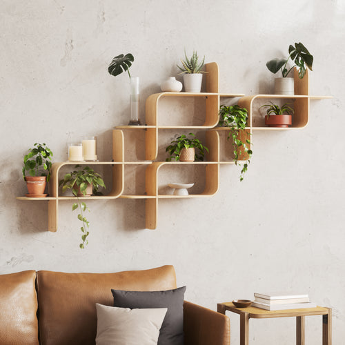 Umbra wandplank Montage - 64 x 48 x 16 cm - Naturel