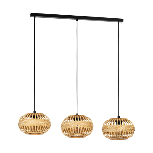 EGLO hanglamp Amsfield 1 - e27 - zwart - vtwonen shop