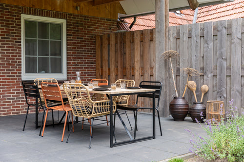 MaximaVida industrieel metalen tafelonderstel Boston 80 cm zwart - vtwonen shop