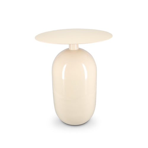 S|P Collection - Bijzettafel 40xH52cm metaal ivory Mio