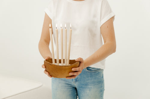 Originalhome dinerkaarsen - ø 1.3 cm  - wit - set van 10 - vtwonen shop