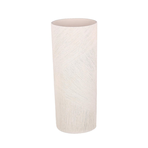 S|P Collection - Vaas 13,5x9,5xH35,5cm ovaal beige Vico