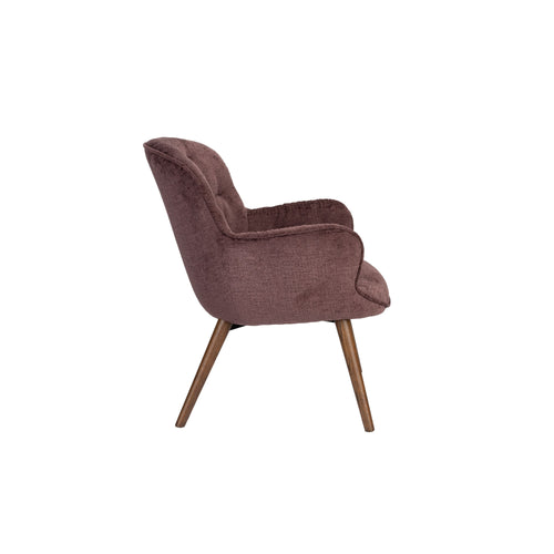 Dutchbone Lenn Fauteuil Plum - Paars - vtwonen shop