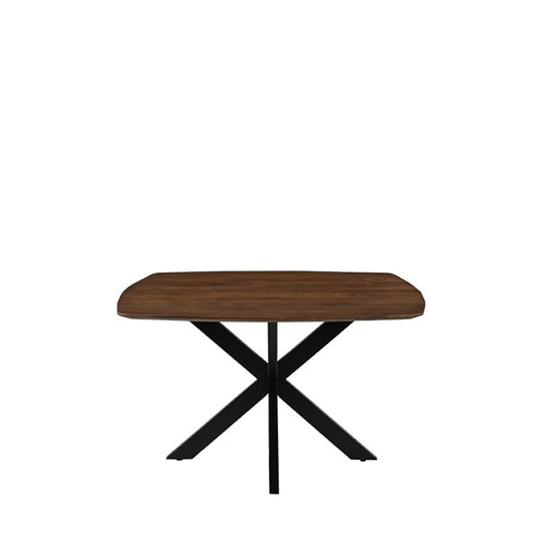 LABEL51 Eettafel Blake - Bruin Mangohout - 130x130x76cm - vtwonen shop