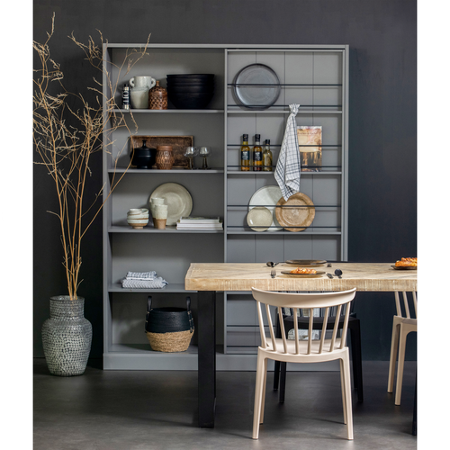 WOOOD tafel visgraat met 2-standen poot Tablo - Mango - 75x180x90 - vtwonen shop