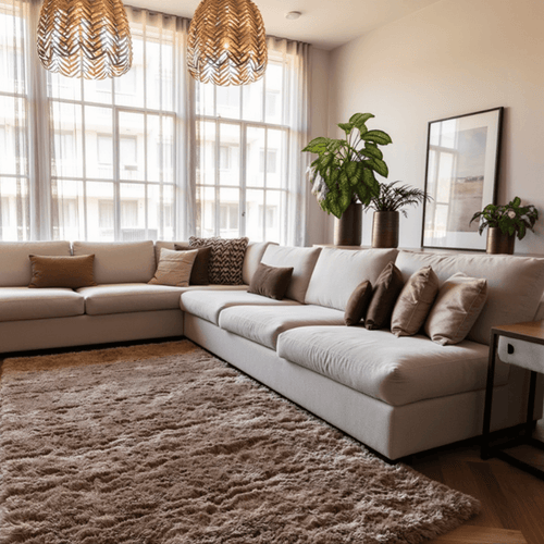 Interieur05 vloerkleed Fender - taupe - 200 x 290 cm