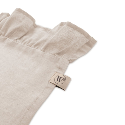 Walra - Servet Set Lovely Linen Ruffles - 4x 40x40 cm - Naturel