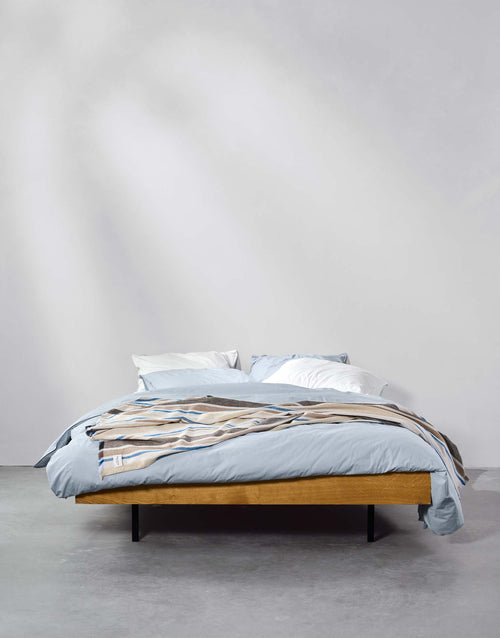 Marc O'Polo Tove dekbedovertrek - Eenpersoons – 140x200/220 cm - Powder blue