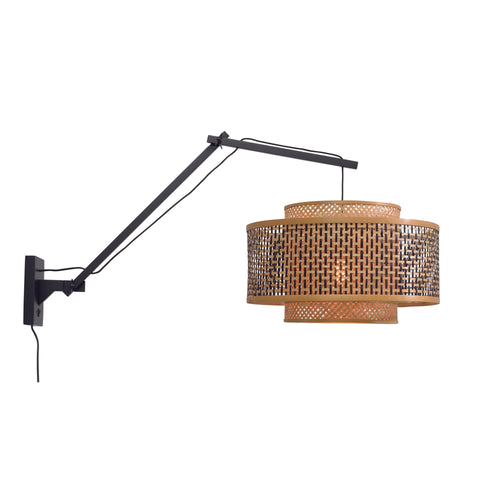 GOOD&MOJO wandlamp Andes - bruin - Ø50cm - vtwonen shop