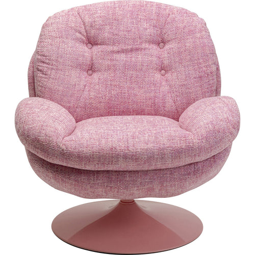 Kare Design Draaifauteuil Cosy roze - vtwonen shop