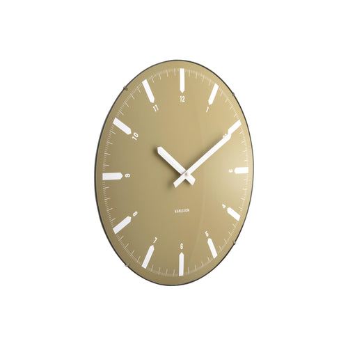 Karlsson wandklok Realista Dome - groen - Ø35cm - vtwonen shop