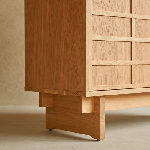 Tikamoon Eikenhouten badkamermeubel 115 cm - Naturel - vtwonen shop