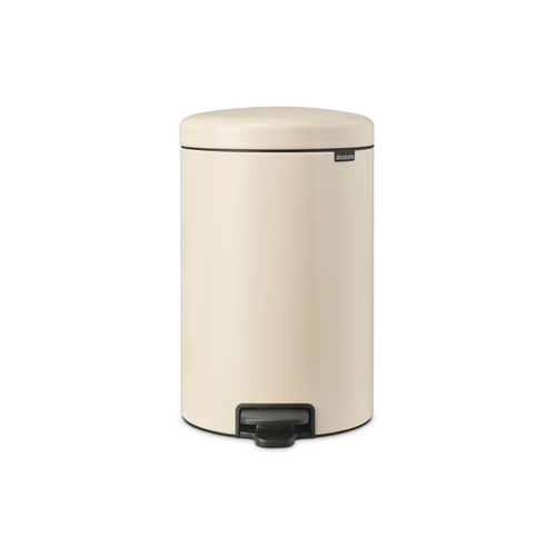 Brabantia NewIcon Pedaalemmer, 20 liter, kunststof binnenemmer - Soft Beige