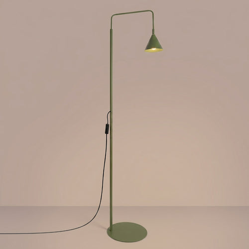 Sollux Lighting Vloerlamp NOX olijfgroen - 30x30x165cm