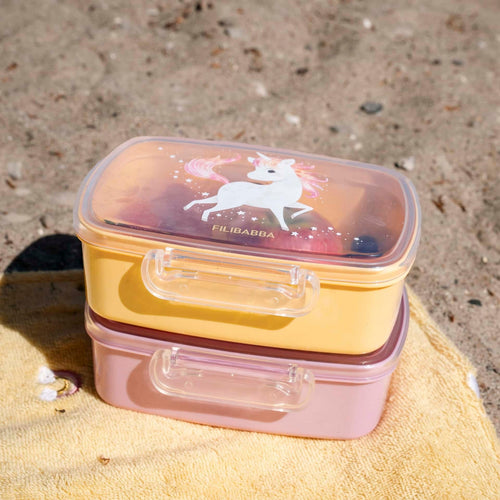 FiliBabba Lunchbox 18 x 6 x 14 cm – Roze kunststof