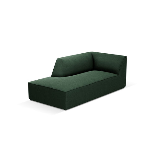 Cosmopolitan Design - Linker meridiaan Siena structurele stof groente - 181x93x69cm