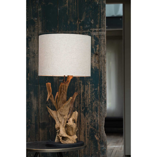 Light & Living lampvoet Ikal - bruin - Ø25cm