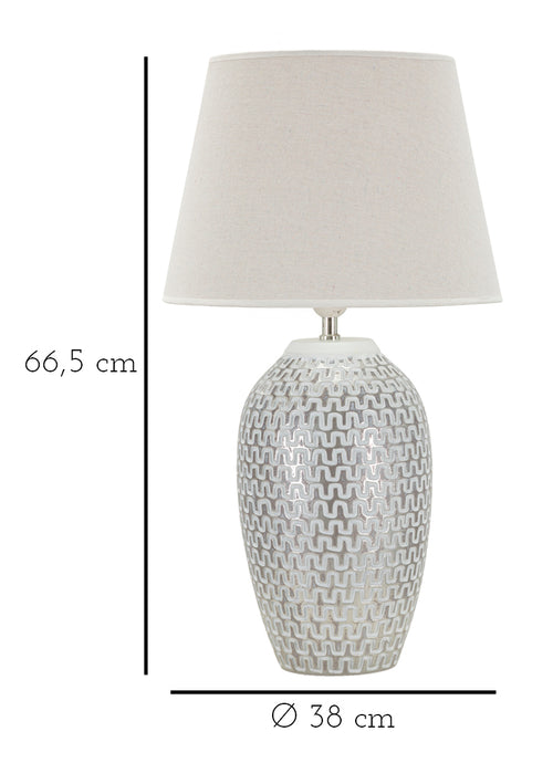 Mauro Ferretti tafellamp - 35x65 cm - grijs