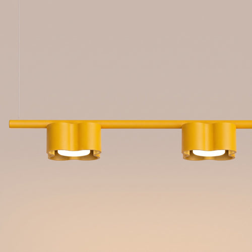 Sollux Lighting Kroonluchter OVIO 4 geel Gx53 - 122x12x208cm