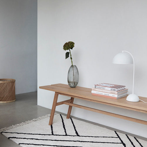 Hübsch vaas Ripple - glas - ø15xh30cm - vtwonen shop