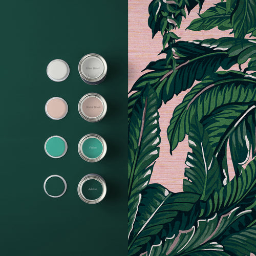 Graham & Brown Vliesbehang - Daintree Palm Blush - 10mx52cm - vtwonen shop