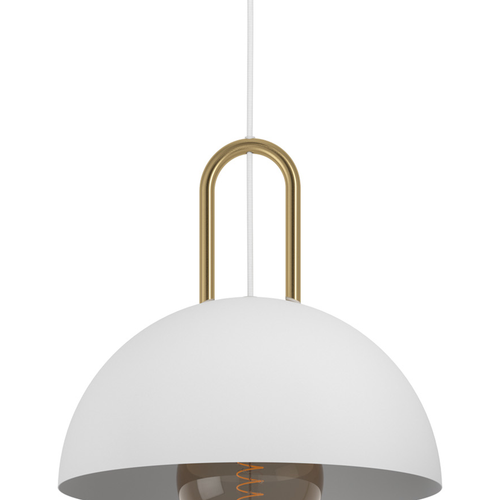 EGLO hanglamp Calmanera - e27 - ø 32,5 cm - wit/geelkoper - vtwonen shop