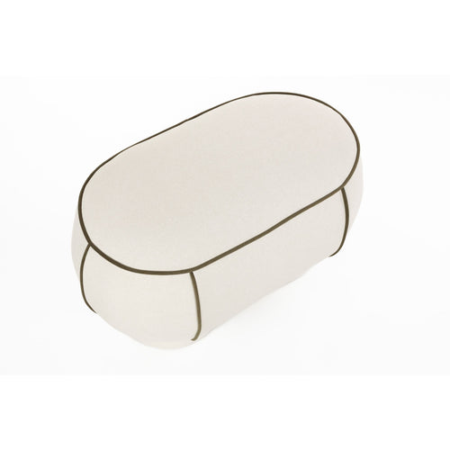 Housecraft Living Marina Bank Ovaal 77,5 cm Wit