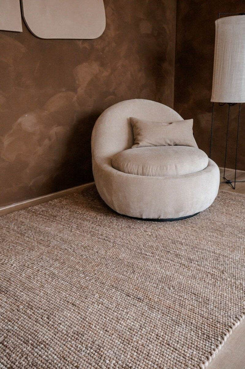 Interieur05 Wollen Vloerkleed Lichtbruin Vik - 160 x 230 cm