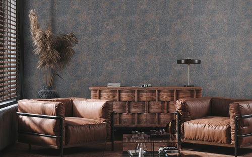 Livingwalls behang betonlook zwart en bronze - 53 cm x 10.05 m - AS-391775 - vtwonen shop