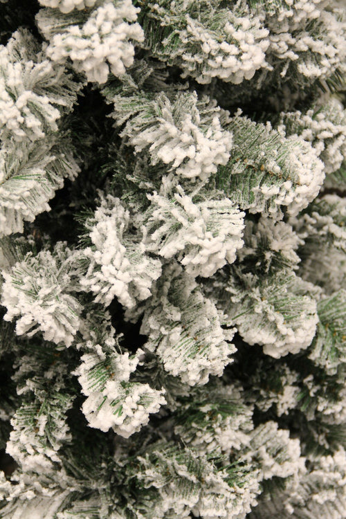 Black Box Trees Millington Kunst Kerstboom met Sneeuw - Kunstkerstboom H230 x Ø127 cm - Groen Frosted