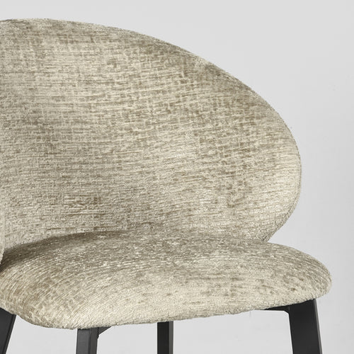 LABEL51 Eetkamerstoel Logan - Beige - Zithoogte 46cm - Set van 2 - vtwonen shop