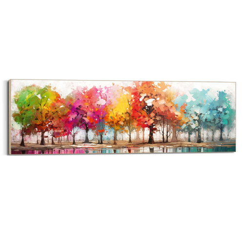 Reinders schilderij Kleurrijk Bos - 52x156cm