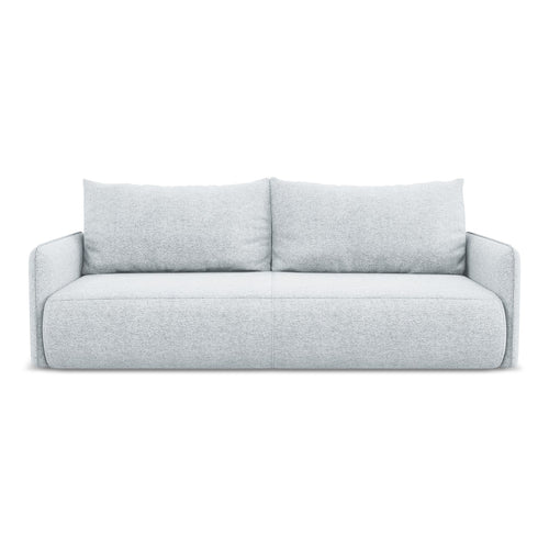 LaMiaSofa 3-zits slaapbank Palermo - chenille stof - lichtblauw - 216x105x86