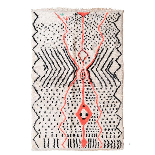 AFK Living vloerkleed Berber - handgemaakt - Wol - 140 cm x 200 cm