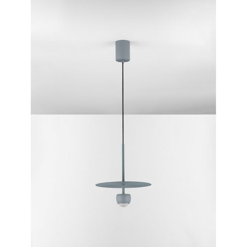Nova Luce EDEM Hanglamp voor plafond, blauwgrijs, LED, 8W, 590lm, 3000K