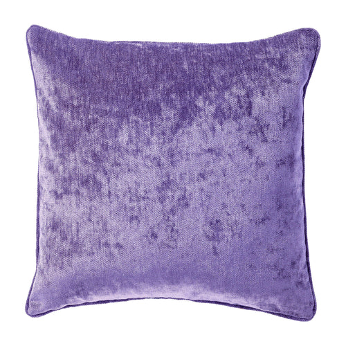 LEWY - sierkussen 45x45 cm - glansvelours - Very Peri - paars
