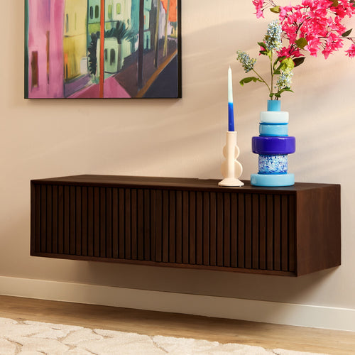 StarFurn Tv-meubel Madison - Zwevend Bruin Hout - 120x35x30cm